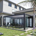 Aluminum Louvered Pergola with Flip Blades Quick Lead Time for Hotel and Garden Outdoor Spaces