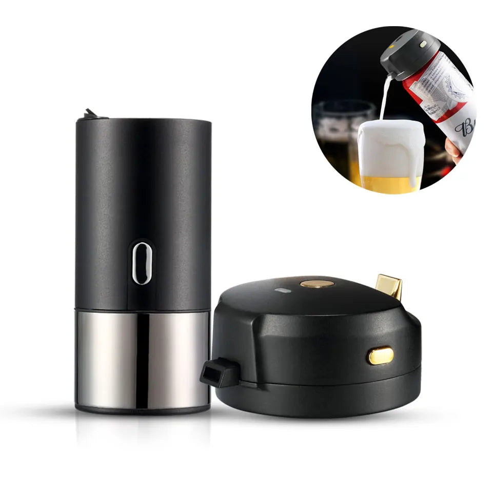 Portable Cooler Aerator Machine Server Beer Foamer Beer Bubble Maker Home Bar Supplies Bottled Canned Delicious Beer Foam Maker