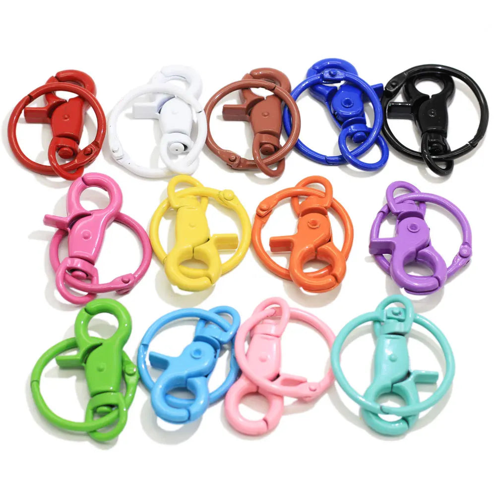 Iron Alloy Key Ring Lobster Clasp Design Key Chain Accessories for Woman Handbag Fashion Findings
