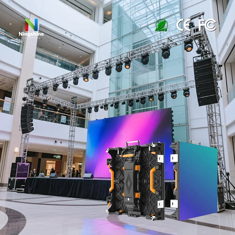 Indoor Rental Never Black Screen 500*500mm P2.97 Led Video Display Stage Background Led Screen Panel
