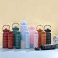 2025 New design product hot half gallon water bottle for sports64oz big water bottle 2 piece set custom logo