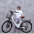VOMO CS20 Cheap CITY Ebike Fast EU Warehouse Lady Long Range Electric Bicycle Woman E Bike 250W Citybike CS20 Ebike