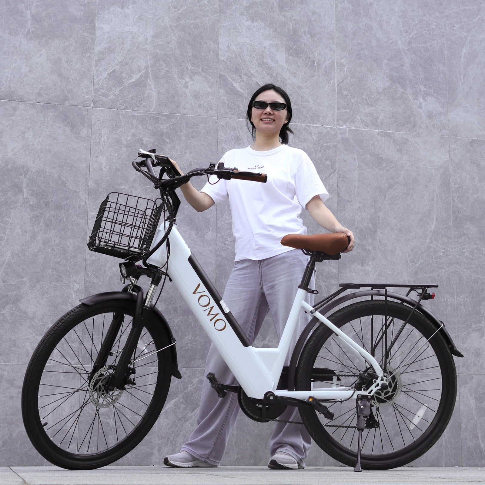 VOMO CS20 Cheap CITY Ebike Fast EU Warehouse Lady Long Range Electric Bicycle Woman E Bike 250W Citybike CS20 Ebike