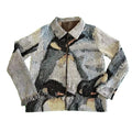Customized Plus Size Jacquard Sweater Zipper Jacket for Men Tapestry Coats in Letter Pattern for Spring Season