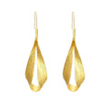 Retro Fashion Water Drop Leaves Ear Hoop Spring and Summer Serial Daily Wear Metal High Quality Ears Pendent for Jewelry
