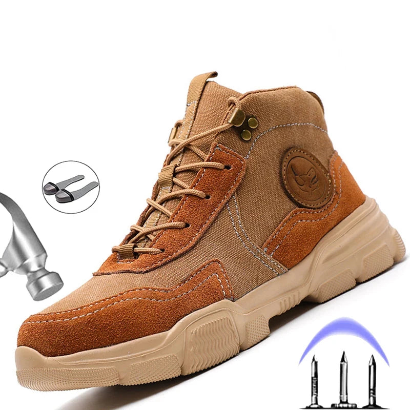 2020 Work Shoes Electric Welding Safety Shoes Men Steel Toe Shoes Puncture-Proof Boots Women Construction Work Boots
