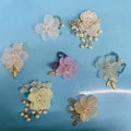 Wholesale Fashion Flower Hair Pins Wedding Handmade Head Pieces Bridal Hair Jewelry