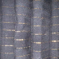 Wholesale Luxury Stripe Summer Dress Fabric Metallic Viscose Organza Chiffon Jacquard Clothing Fabric