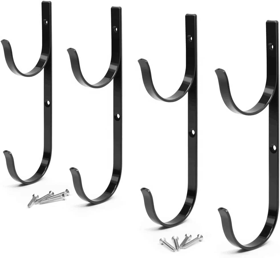 Factory  Aluminum Pole Hanger(4PCS) With 8PCS Screws  Colour Black