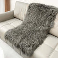Mongolian Lamb Fur Plate Long Curly Hair Sheepskin Rug Luxury Soft Area Carpet Home Decor
