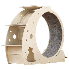 High-quality Multifunctional Cat Treadmill Cat Running Wheel Large Exercise Interactive Cat Toy Wheel