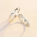 Minimalistic Mobius Couple Ring Wedding Finger Simple Rings Adjustable Whale Drip Creative Commemorative Jewelry Ring