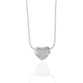 Forever Facets Personalized S925 Sterling Silver Heart Necklace for Women Teens Girls