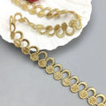 Factory Direct Selling Fabric Materials Gold Clothing Accessories Curtain Embroidery Lace Trimming