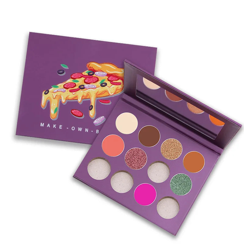Wholesale 12-Hole Vegan Neutral Eyeshadow Palette Sultry Premade Loose Glitter Custom Logo Powder Form Private Label