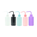 Wholesale Hot Selling Tattoo Wash Bottle Elbow Lash Washing Bottle Color Curved Mouth Plastic Squeeze Rinses Cleaning Bottles