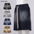Men's High Quality Summer Heavy Washed Terry Shorts Retro Loose High Street Fashion Sports Shorts