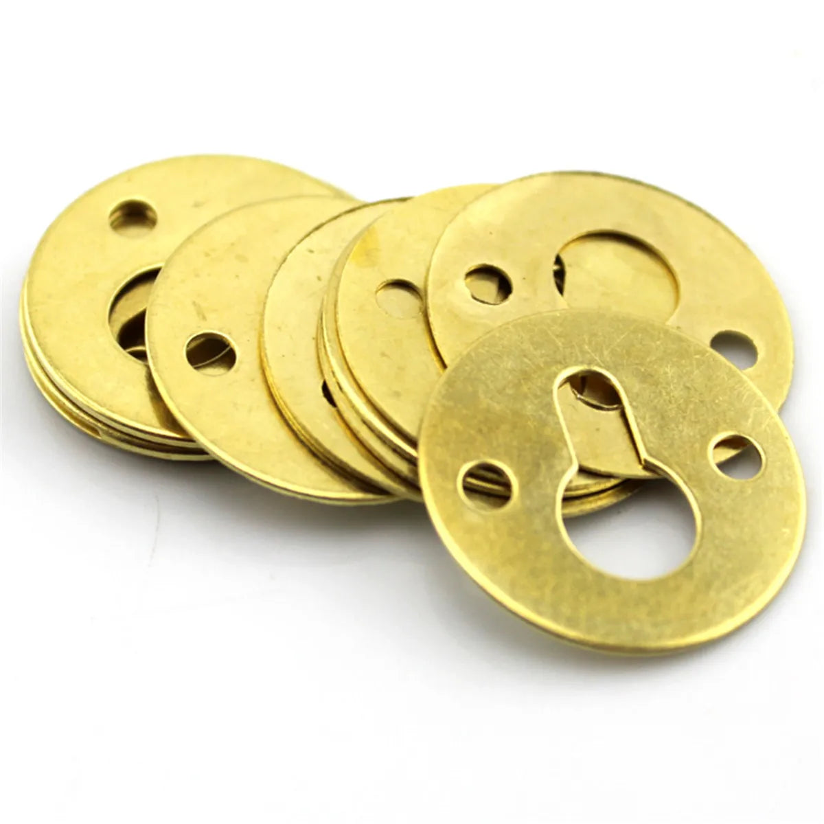 20PCS Picture Frame Shelf Mirror Round Shape Keyhole Brackets Hangers 23mm Dia