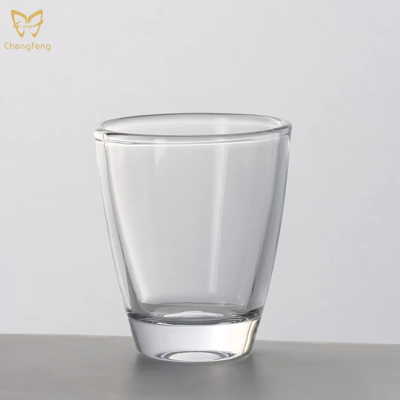 30ml 1oz Mini White Wine Cup Shot Glass Custom Sublimation Shot Glasses Blanks Thick Bottom Spirits Cup