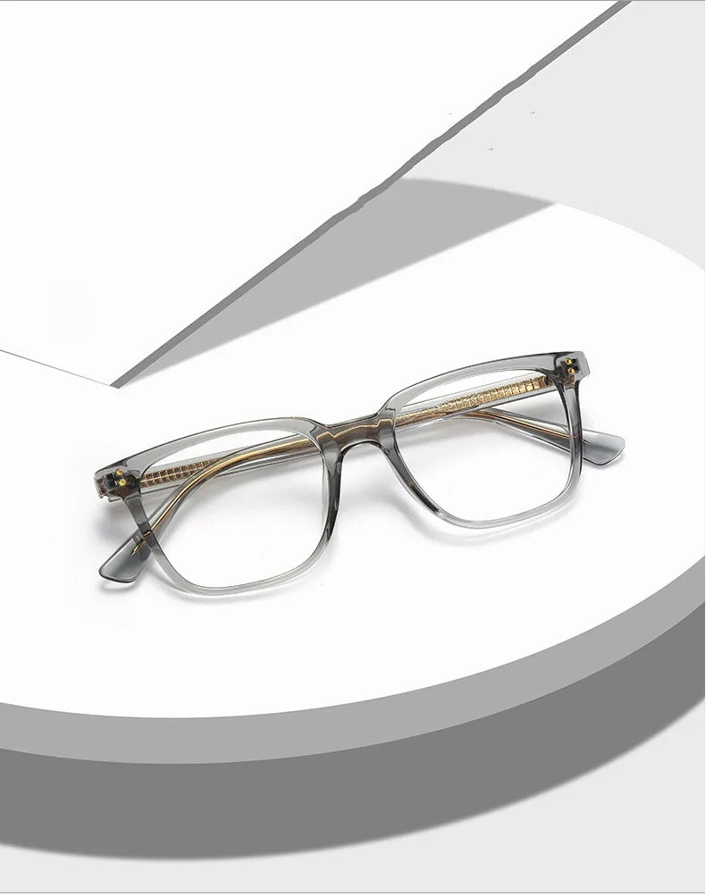 NEW Fashion Unique Man square Optical Frames Hand Made Eyewear Eye Glasses Custom OEM Eyeglasses Frames for Men Women