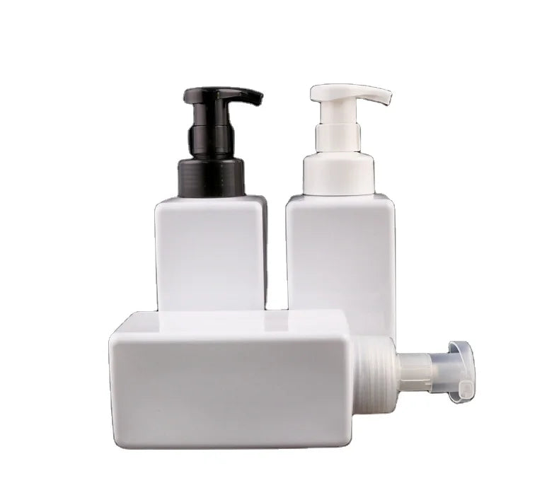 MEIYUN 250ml 500ml Square Foam Pump Bottle for Hand Soap and Shampoo Silk Screen Printed Cosmetic Packing