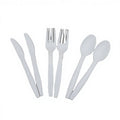 CPLA Biodegradable Heavy Duty Cutlery Set Compostable Spoon Fork Knife Disposable Eco Friendly Utensils for Party Restaurant