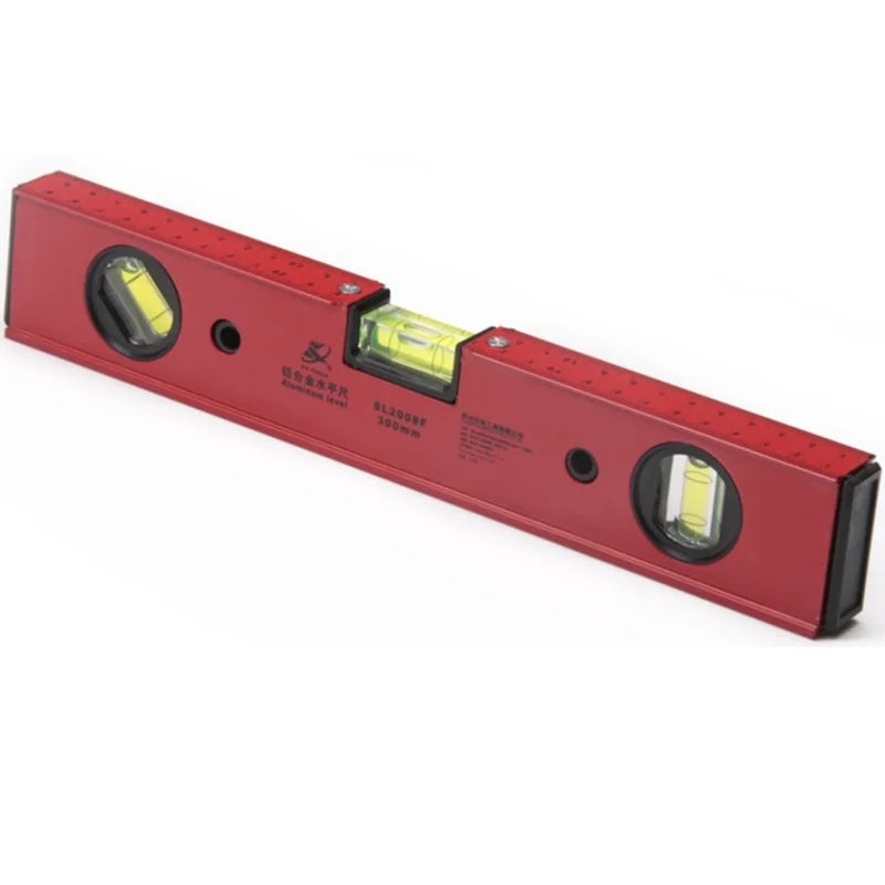 KAFUWELL SL2008F 300mm Magnetic Die Cast Aluminum Torpedo Level and Ruler With 3 Bubble Vials for Measuring Cheap