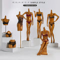 Sexy Lingerie Display Gold Stand Mannequin