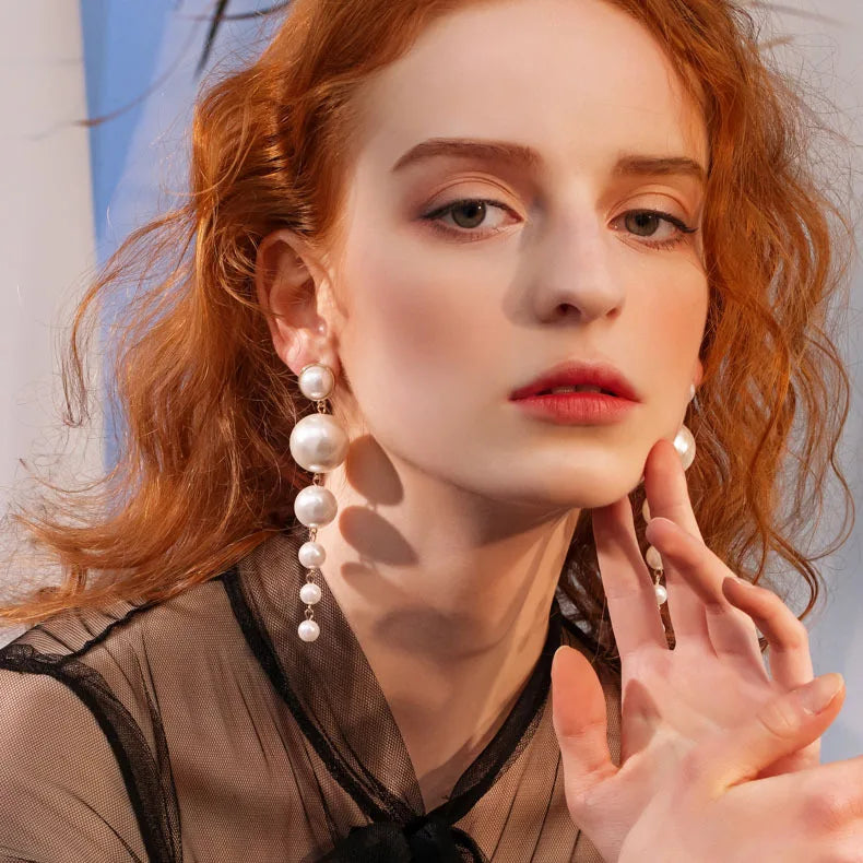 Wholesale Fashion Stocked Baroque Pearl Earrings 2021 for Woman