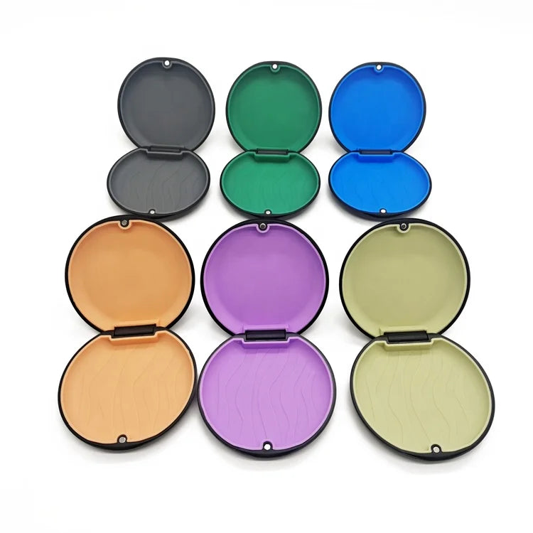 Custom Logo Orthodontic Braces Case Invisible Storage Box Dental Retainer Box