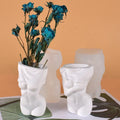 DIY Shy Stripper Female Woman Body Shape Pen Holder Flowerpot Flower Vase Silicon Mold