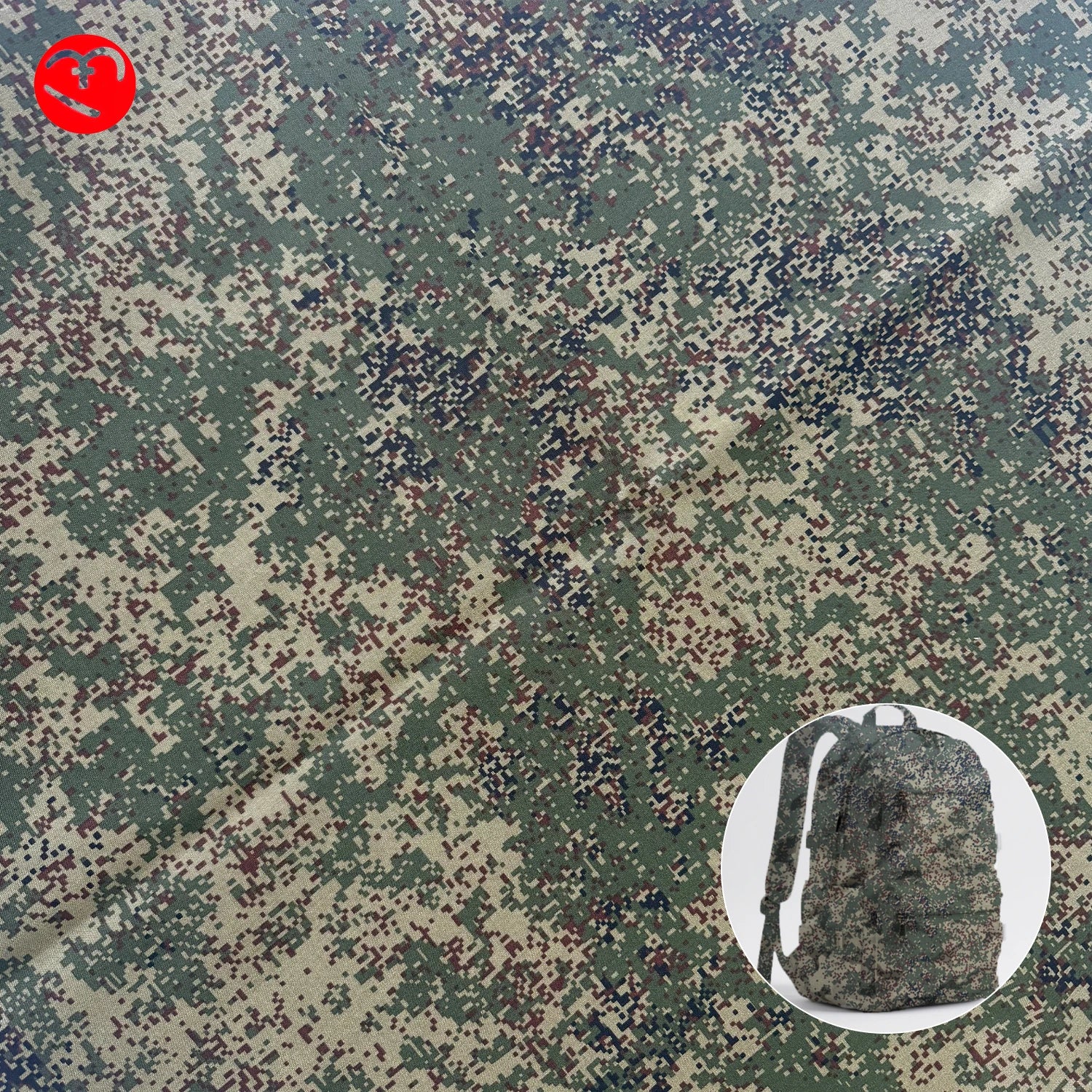 100% Polyester 1000D  Camouflage Print Water-repellent Fabric for Outdoor Tent and Bag Fabric