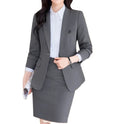 S-4XL Occupational Work Suit High End Temperament Interview Suit Blazer+pants/Blazer+Skirts