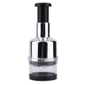 Kitchen Supplies Stainless Steel Manual Fruit & Vegetable Chopper Onion Ginger Garlic Crusher Masher Cutter Knife