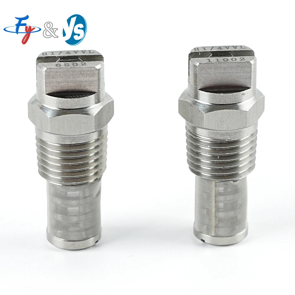 YS 304 HVV-L Flat Fan Nozzle with Filter V Jet Flat Spray Nozzle Flat Fan Spray Nozzle