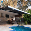 Retractable Automatic Electric Retractable Awning Outdoor Sunshade Full Cassette Awning for Patio