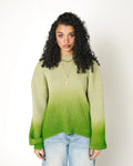Custom Logo Design Women's Breathable Knit Pullover Top Casual Crew Neck Cotton Knitwear Hanging Dye Long Sleeve Sweater Winter