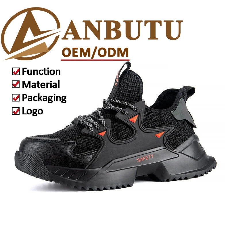 Anti-smashing and Anti-Piercing Steel Toe Safety Shoes Wear-Resistant Lightweight Safety Shoes for Women and Men