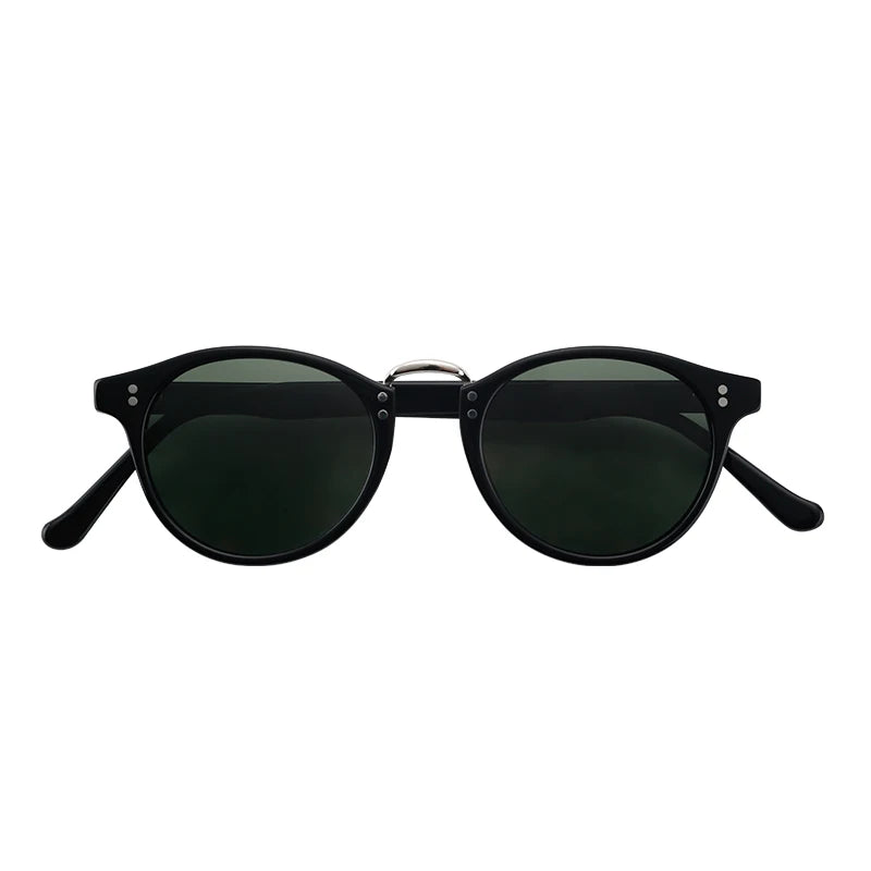 Wholesale Retro Designer Sunglasses Custom Logo Famous Brands' Acetate Polarized Lenses Pink Yellow Gray Frames Tac Material