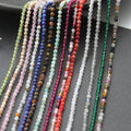 JC Crystal Wholesale Loose Stone Beads 2mm Faceted Round Natural Stone Beads for Jewelry Making