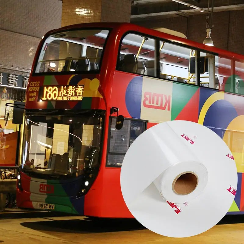 China Car Wrap Self Adhesive Vinyl Banner Roll Suppliers Car Body Sticker Vynilo Wrapping Film for Outdoor Car Advertising