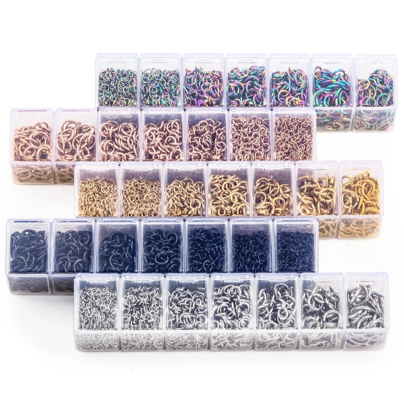 Stainless Steel Open Loops Jump Rings & Split Ring Diy Jewelry Open Jump Rings Accessoires Jewelry Findings & Components