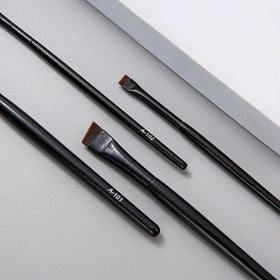 Single Razor Edge Eyeliner Eyebrow Brush Professional Ultra Thin Oblique Head Eyeliner Beauty Makeup Brush Eyebrow Brush