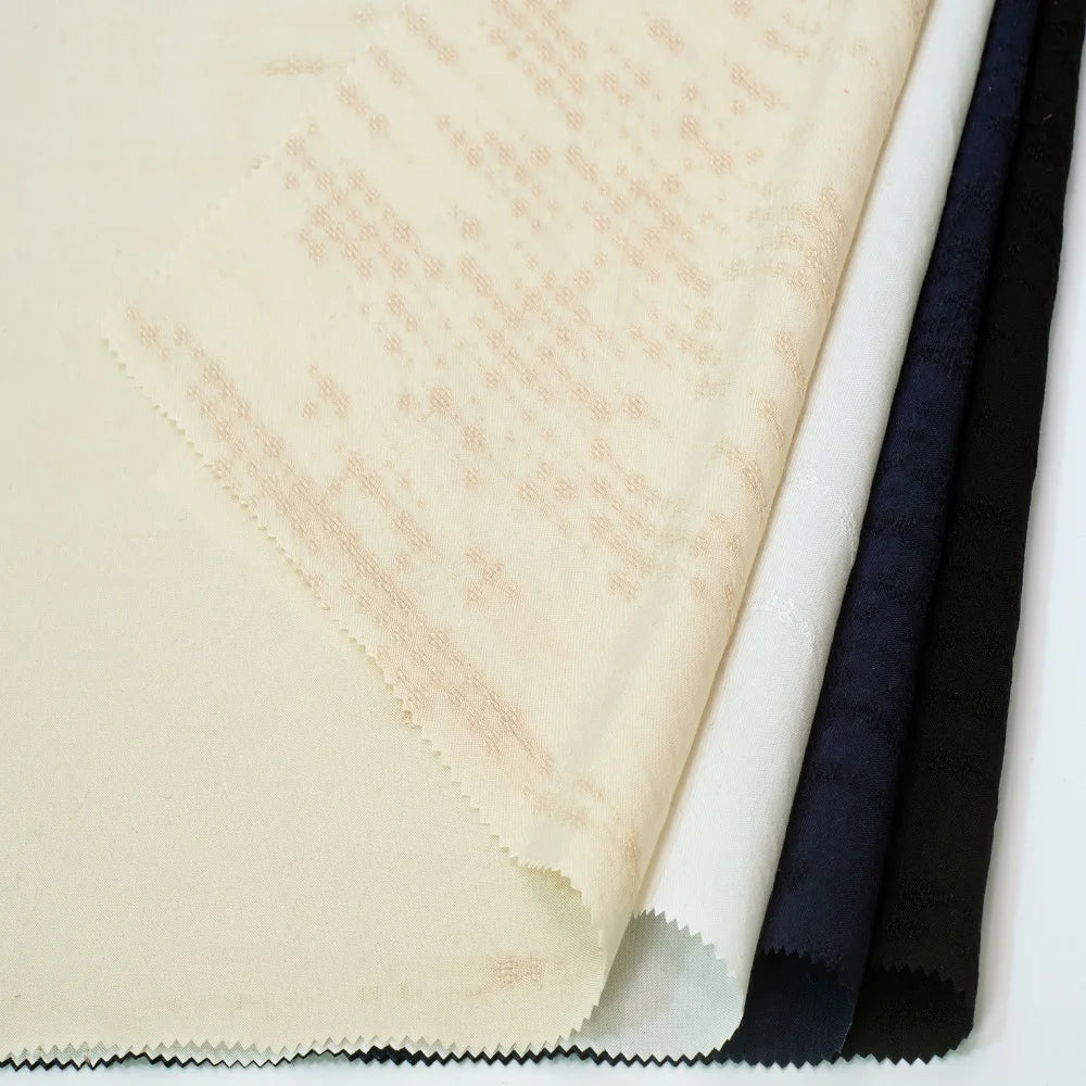 High Quality 172gsm 58% Rayon 33% Lyocell 9% Linen Eco-Friendly Jacquard Woven Rayon Lyocell Linen Blend Fabric for Clothing
