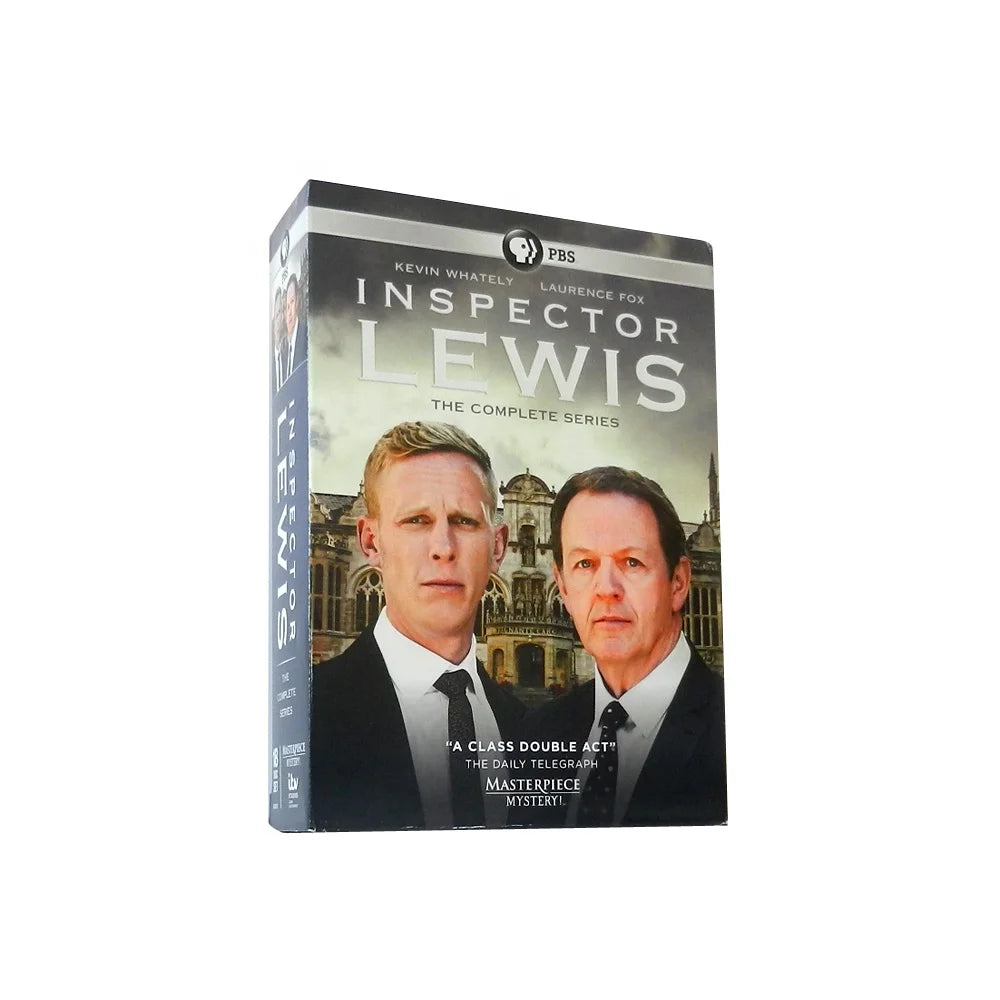 Complete Series DVD BOX MOVIES TV Show Films Disk Duplication Masterpiece Mystery: Inspector Lewis - the Complete Series  18DVD