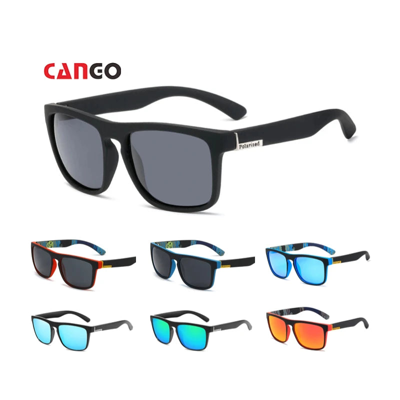 2023 High Quality Sunglasses Fashion Uv400 Polarized Sunglasses Men Luxury Brand Cycling Sport Sunglasses Men Square Sun Glasses