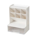 Plastic Acrylic Cute Pen Stand Holders Storage Organizer Multi-Functional Pencil Pen Holder Office Desk Organizer with Drawers