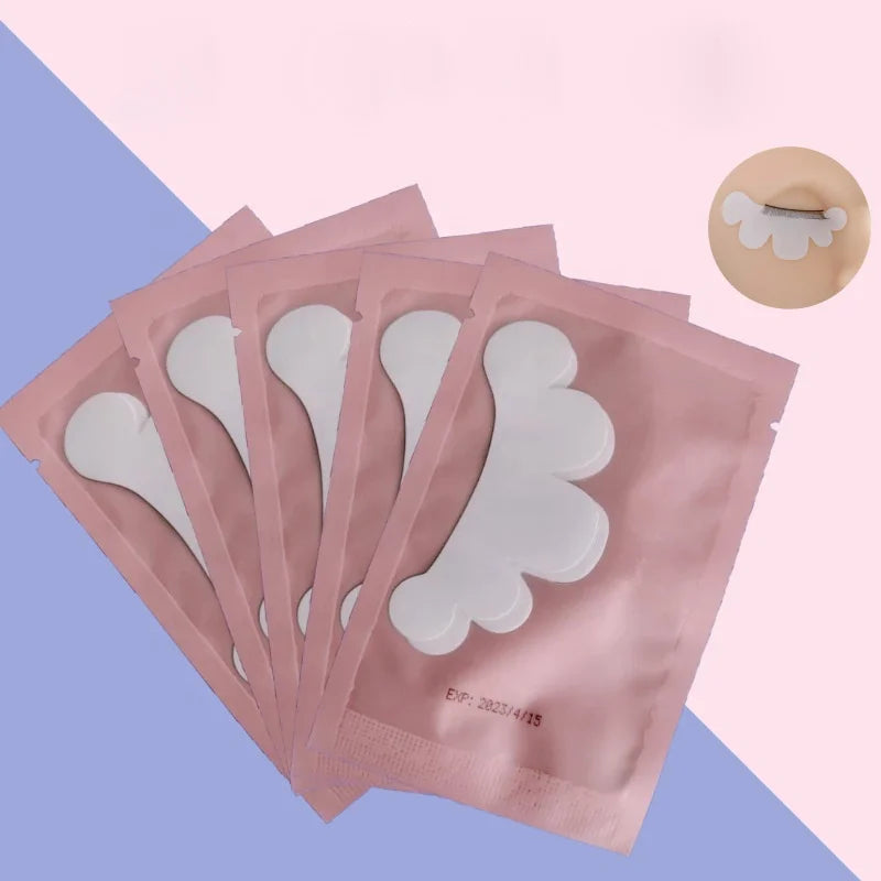 Wholesale Hydrogel EyePads Flower Under Eye Patch Cotton Remover Pads Eyelash Flower Makeup Pads Eye Gel Patch