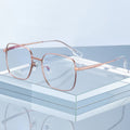 Best Selling Ladies Big Frame Glasses European and American Street Shot Ins Anti Blue Light Glasses