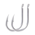 Wholesale High Carbon Steel Fishhooks for Sea Single Boat Drag Grouper Tuna Slow Jigging Iron Hook Bass Barbed Fly Shark Pike